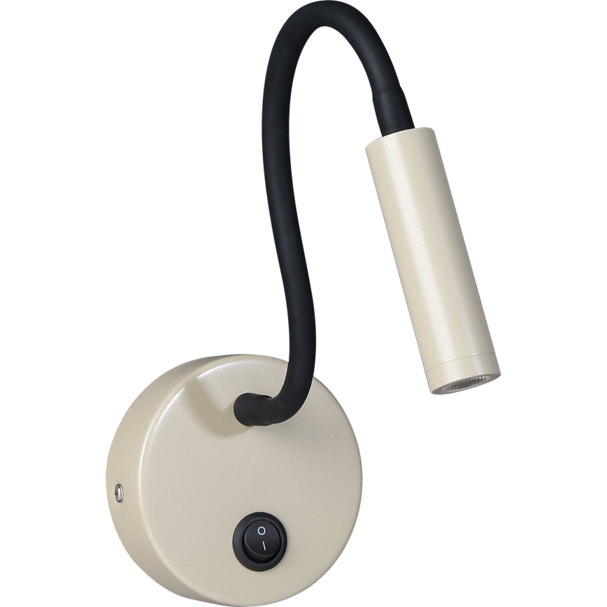 Brilagi - LED Flexible wall lamp MAYA LED/3W/230V 4000K beige