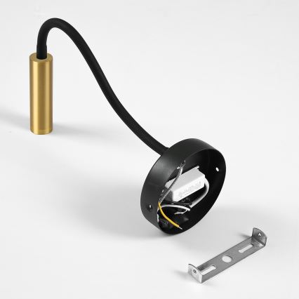Brilagi - LED Flexible wall lamp MAYA LED/3W/230V 4000K black/gold