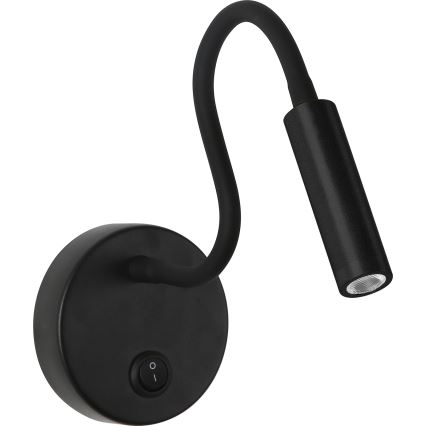 Brilagi - LED Flexible wall lamp MAYA LED/3W/230V 4000K black