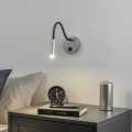 Brilagi - LED Flexible wall lamp MAYA LED/3W/230V 4000K silver