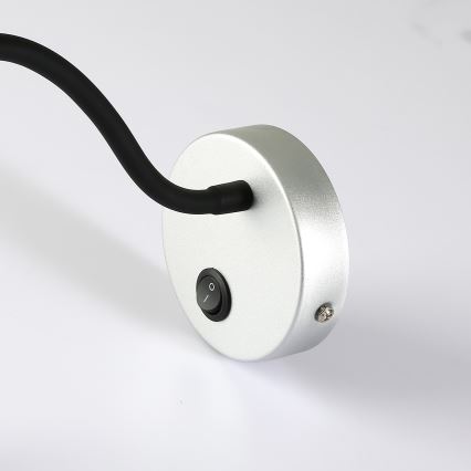 Brilagi - LED Flexible wall lamp MAYA LED/3W/230V 4000K silver