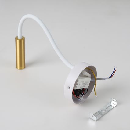 Brilagi - LED Flexible wall lamp MAYA LED/3W/230V 4000K white/gold