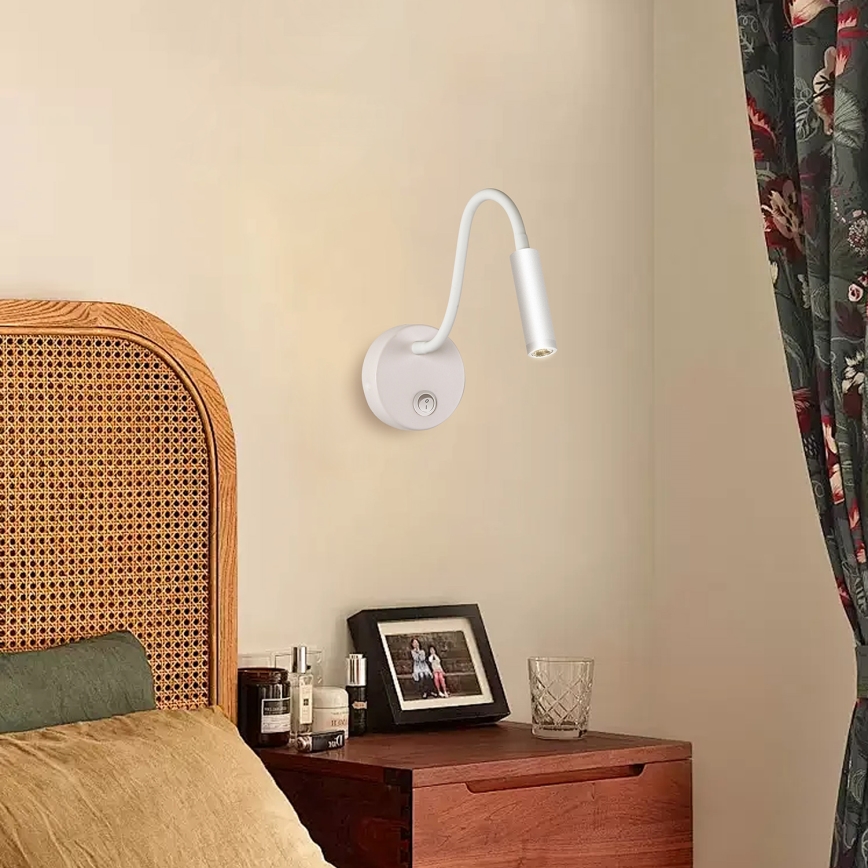 Brilagi - LED Flexible wall lamp MAYA LED/3W/230V 4000K white
