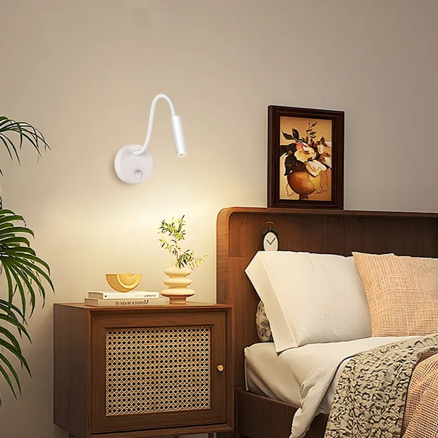 Brilagi - LED Flexible wall lamp MAYA LED/3W/230V 4000K white