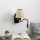 Brilagi - LED Flexible wall lamp NUBILA 1xE27/25W/230V + LED/3W black/light brown