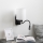 Brilagi - LED Flexible wall lamp NUBILA 1xE27/25W/230V + LED/3W black/white