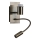 Brilagi - LED Flexible wall lamp NUBILA 1xE27/25W/230V + LED/3W brass