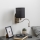Brilagi - LED Flexible wall lamp NUBILA 1xE27/25W/230V + LED/3W matte chrome/black