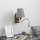 Brilagi - LED Flexible wall lamp NUBILA 1xE27/25W/230V + LED/3W matte chrome/grey