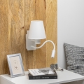 Brilagi - LED Flexible wall lamp NUBILA 1xE27/25W/230V + LED/3W white