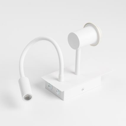 Brilagi - NUBILA LED Flexible Wall Lamp 1x E27/25W/230V + LED/3W white/warm white