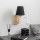 Brilagi - LED Flexible wall lamp NUBILA WOOD 1xE27/25W/230V + LED/3W oak/black