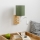 Brilagi - LED Flexible wall lamp NUBILA WOOD 1xE27/25W/230V + LED/3W oak/green