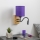 Brilagi - LED Flexible wall lamp NUBILA WOOD 1xE27/25W/230V + LED/3W oak/purple