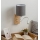 Brilagi - LED Flexible Wall Lamp NUBILA WOOD 1xE27/25W/230V + LED/3W oak/white/light grey