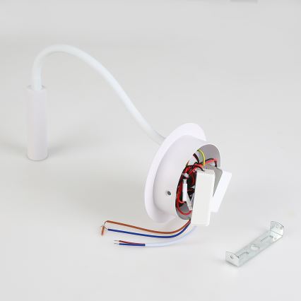 Brilagi - LED Flexible wall lamp with USB port MAYA LED/3W/230V 4000K white