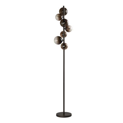 Brilagi - LED Floor Lamp MILLA 7xG9/3W/230V brown/smoked brown