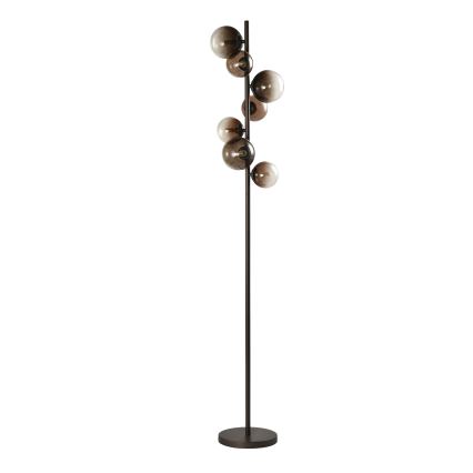 Brilagi - LED Floor Lamp MILLA 7xG9/3W/230V brown/smoked brown