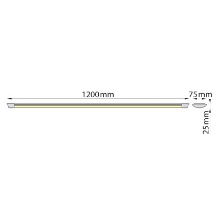 Brilagi - LED Fluorescent light AVERO LED/32W/230V 120 cm