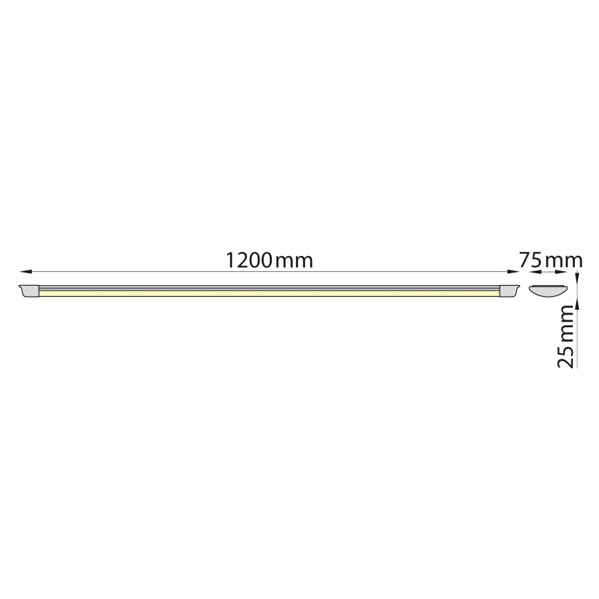 Brilagi - LED Fluorescent light AVERO LED/32W/230V 120 cm
