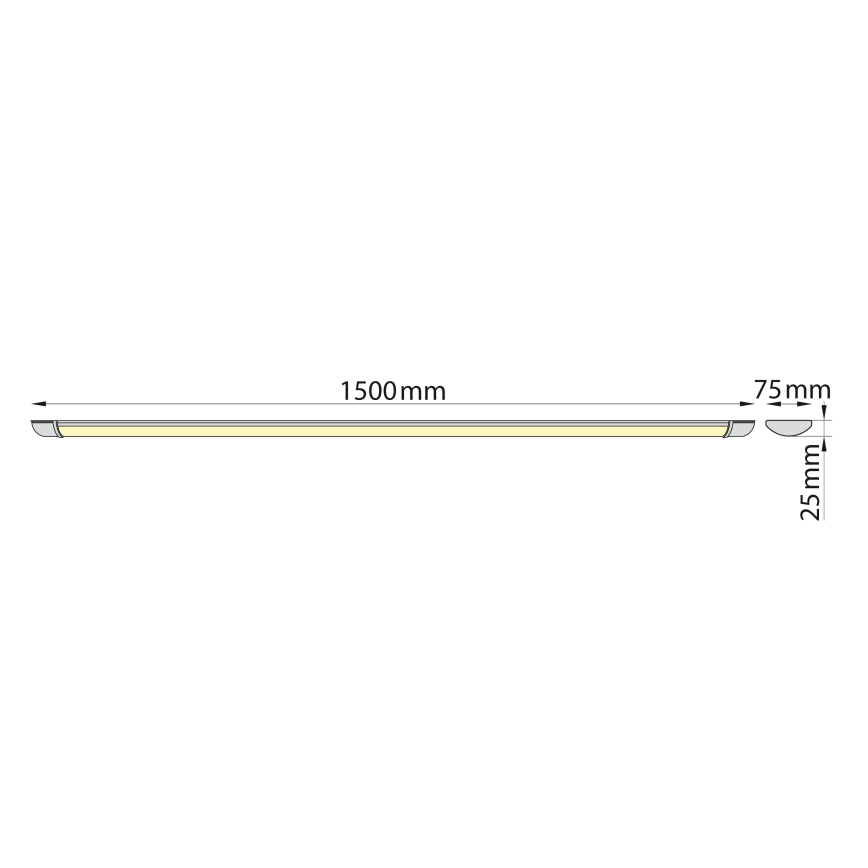 Brilagi - LED Fluorescent light LUMA LED/40W/230V 150 cm