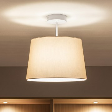 Brilagi - LED Flush-Mount Ceiling Light CERIA 1xE27/60W/230V Ø 30 cm White/Beige