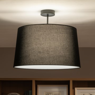 Brilagi - LED Flush-Mount Ceiling Light CERIA 1xE27/60W/230V Ø 45 cm Black