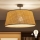 Brilagi - LED Flush-Mount Ceiling Light CERIA 1xE27/60W/230V Ø 50 cm Black/Beige