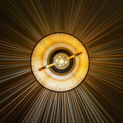 Brilagi - LED Flush-Mount Ceiling Light CERIA BOHO 1xE27/40W/230V Ø 28 cm Brown