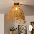 BRILAGI - LED Flush-Mount Ceiling Light CERIA BOHO 1xE27/40W/230V Ø 50 cm Brown