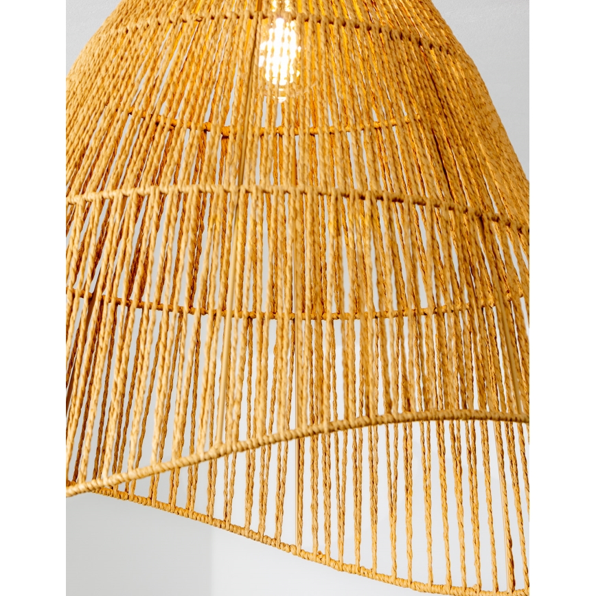 Brilagi - LED Flush-Mount Ceiling Light CERIA BOHO 1xE27/40W/230V Ø 50 cm Brown