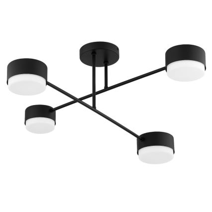 Brilagi - LED Flush-Mount Ceiling Light MONO 4xGX53/12W/230V Black