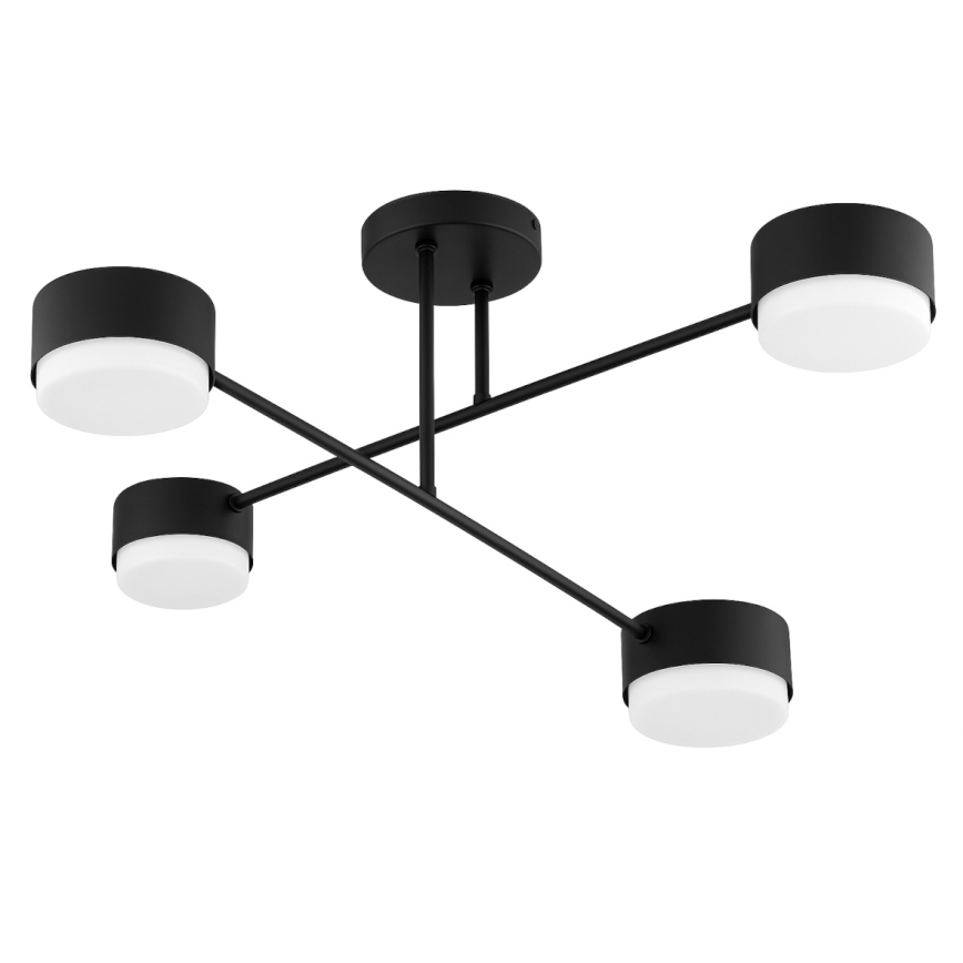 Brilagi - LED Flush-Mount Ceiling Light MONO 4xGX53/12W/230V Black