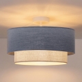 Brilagi - LED Flush-Mount Chandelier BOHO ECO 1xE27/10W/230V Ø 40 cm blue/cream
