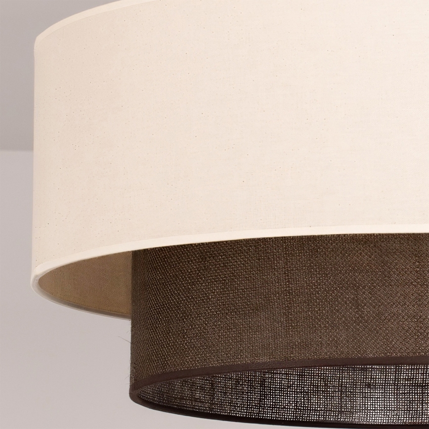 Brilagi - LED Flush-Mount Chandelier BOHO STYLE 3x E27/15W/230V Ø 60 cm cream/brown