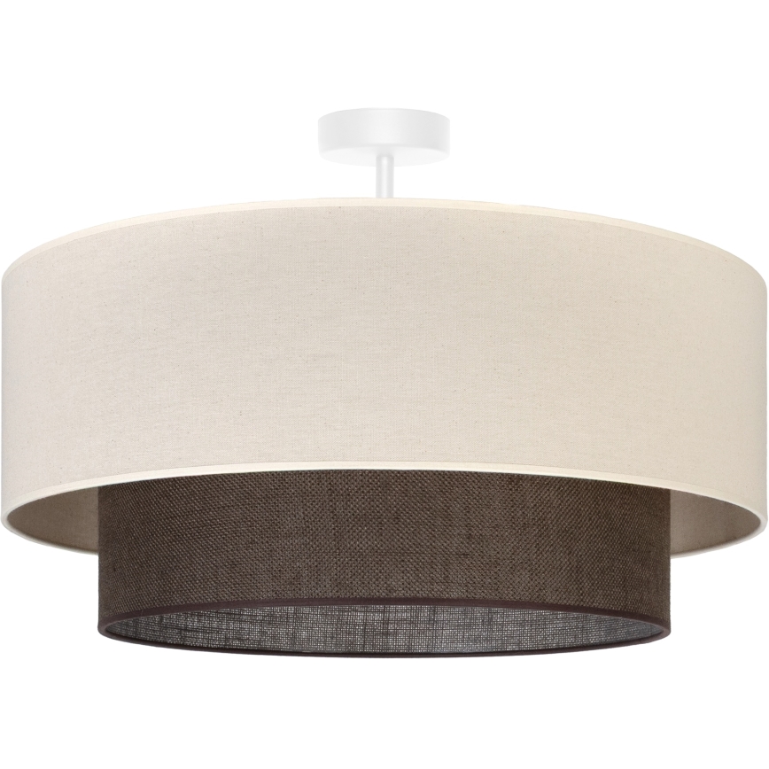 Brilagi - LED Flush-Mount Chandelier BOHO STYLE 3x E27/15W/230V Ø 60 cm cream/brown