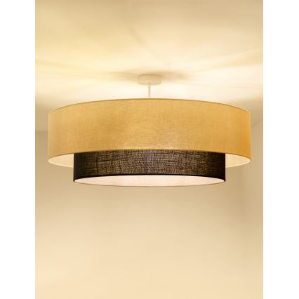 Brilagi - LED Flush-mount Chandelier BOHO STYLE 3xE27/15W/230V Ø 80 cm cream/brown