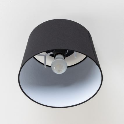 Brilagi - LED Flush-Mount Chandelier CERIA 1xE27/40W/230V Ø 30 cm Black