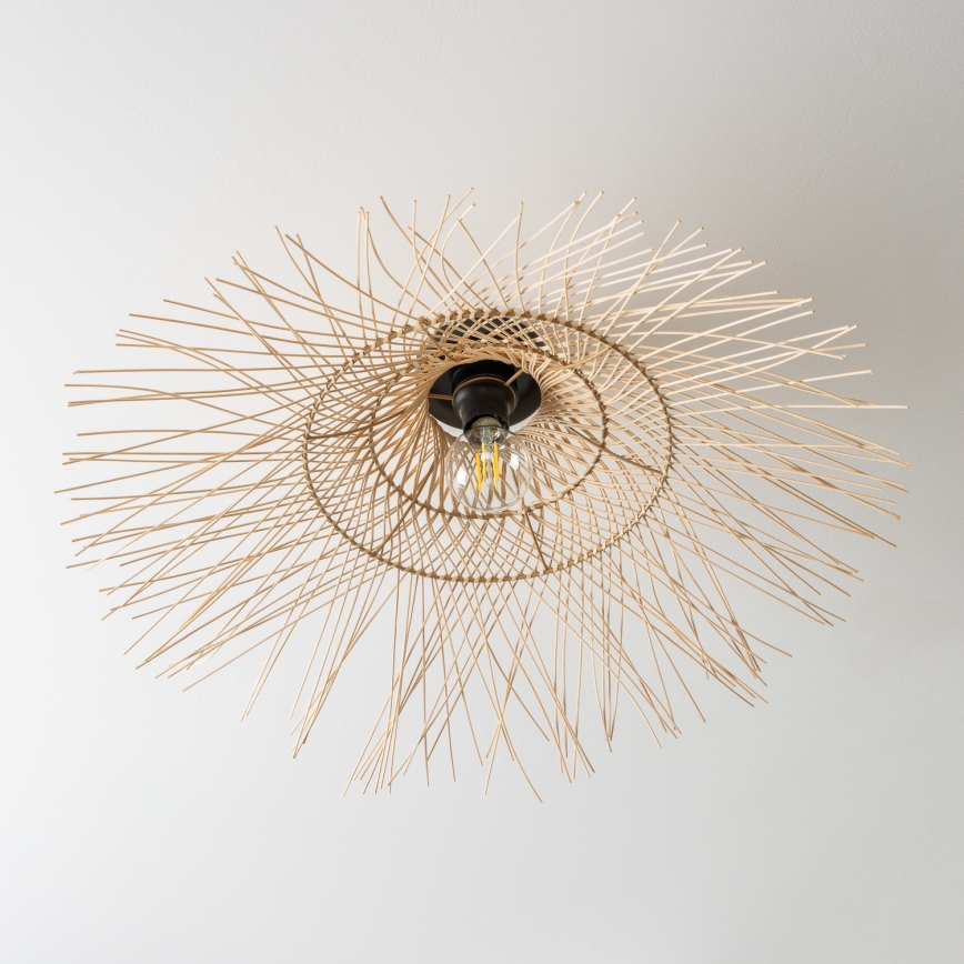 Brilagi - LED Flush-Mount Chandelier CERIA BOHO 1xE27/40W/230V Ø 100 cm Bamboo