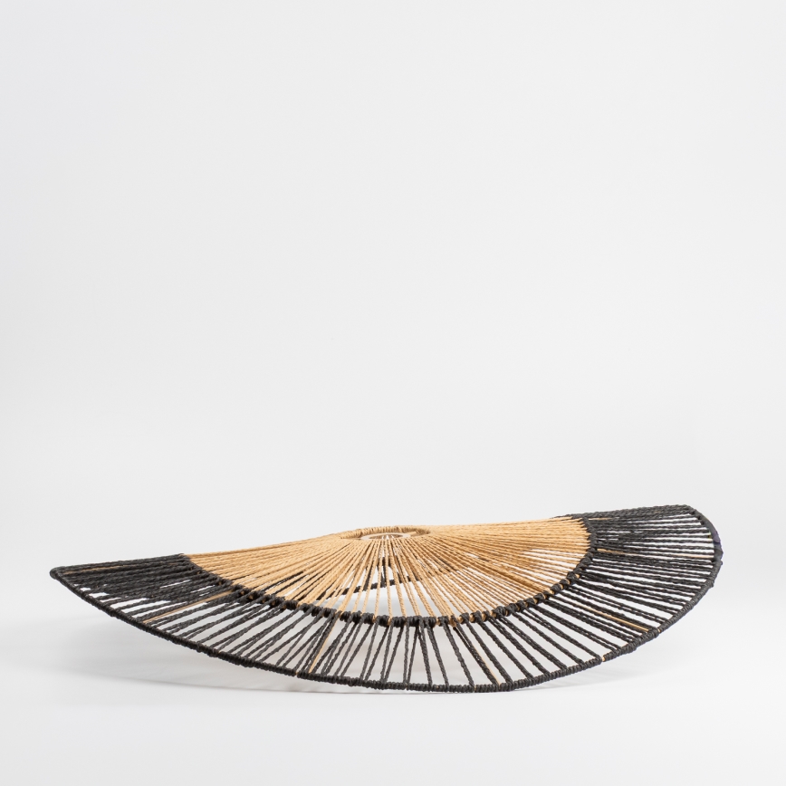 Brilagi - LED Surface-Mounted Chandelier CERIA BOHO 1xE27/40W/230V Ø 50 cm Black/Brown/Oak