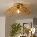 BRILAGI - LED Flush-Mount Chandelier CERIA BOHO 1xE27/40W/230V Ø 70 cm brown/oak