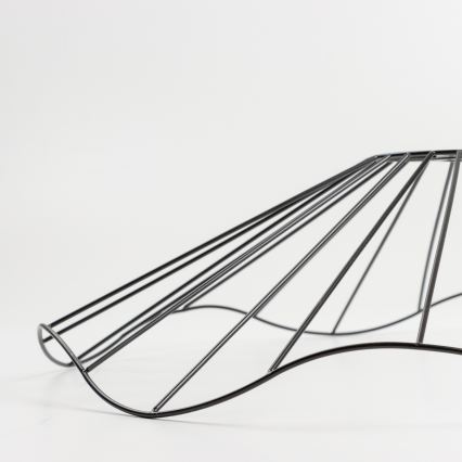 Brilagi - LED Flush-Mount Chandelier CERIA WIRE 1xE27/40W/230V Ø 60 cm Black/Oak