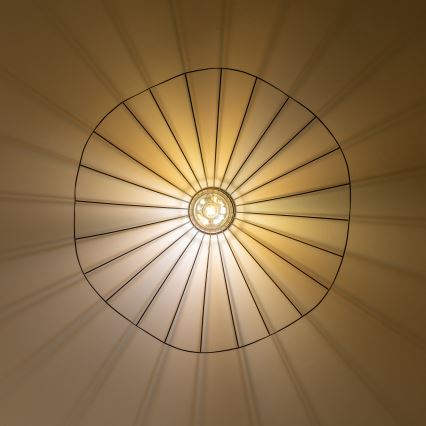 Brilagi - LED Flush-Mount Chandelier CERIA WIRE 1xE27/40W/230V Ø 80 cm Black