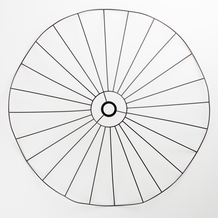 Brilagi - LED Flush-Mount Chandelier CERIA WIRE 1xE27/40W/230V Ø 80 cm Black