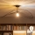 Brilagi - LED Flush-Mount Chandelier CERIA WIRE 1xE27/60W/230V 60x80 cm black/bronze