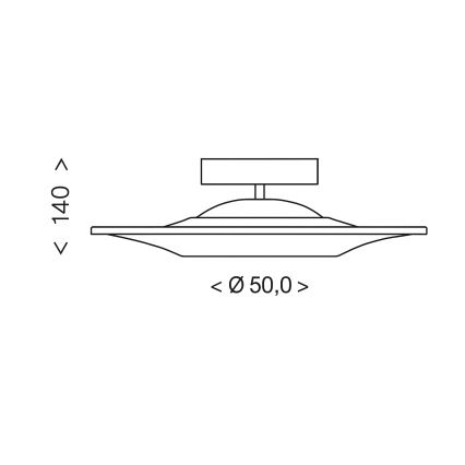 Brilagi - LED Flush-Mount Chandelier VERANO LED/38W/230V