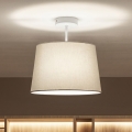 Brilagi - LED Flush-mounted Ceiling Light CERIA 1xE27/60W/230V Ø 30 cm white/gray