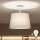 Brilagi - LED Flush-mounted Ceiling Light CERIA 1xE27/60W/230V Ø 30 cm white/gray