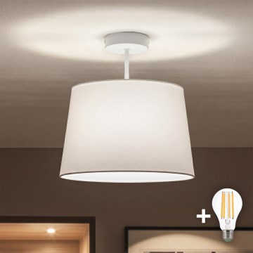 Brilagi - LED Flush-mounted Ceiling Light CERIA 1xE27/60W/230V Ø 30 cm White