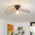 Brilagi - LED Flush-Mounted Chandelier CERIA WIRE 1xE27/40W/230V 40x56 cm bronze